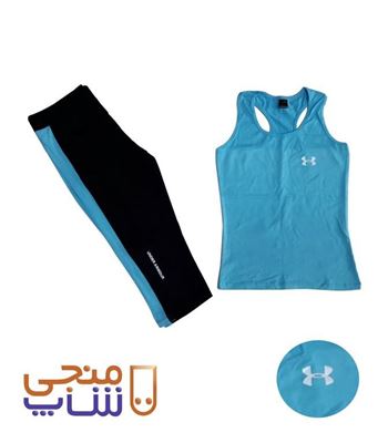 نمایش جزئیات ست تاپ و شلوارک زنانه آندر آرمور sh058 تصویر ست تاپ و شلوارک زنانه آندر آرمور sh058